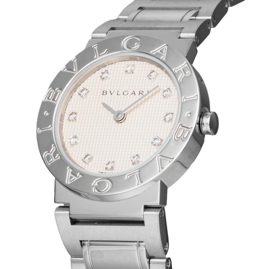 ブルガリ BVLGARI ブルガリブルガリ スペシャルエディション レディース クォーツ 時計 SS 革 ホワイト文字盤 BB26SLD 中古 新入荷 BV0130 BVLGARI - ブルガリ BVLGARI ブルガリブルガリ スペシャルエディション