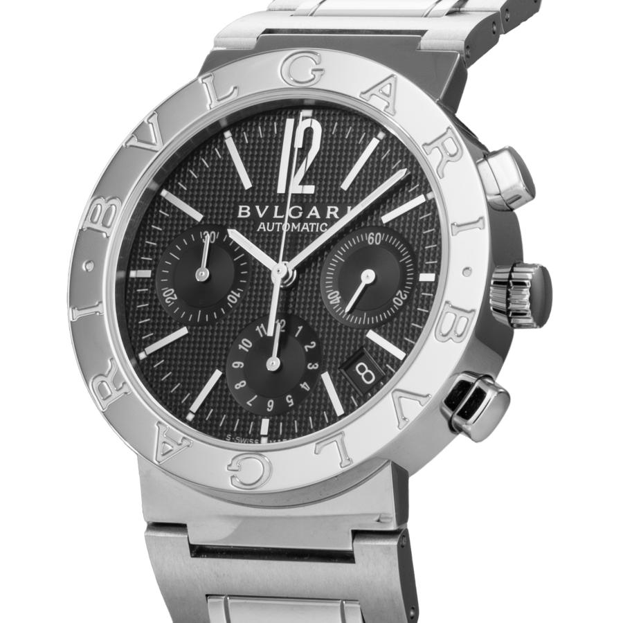 定価40万。BVLGARI ブルガリ ディアゴノチタニウム38 自動巻きデイト