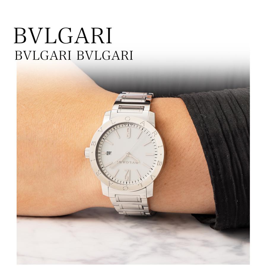 ブルガリ BVLGARI 自動巻き メンズ 腕時計 BB41WSSD ホワイト ブルガリ・ブルガリ ブルガリ BVLGARI メンズ 時計 Bvlgari ブルガリ