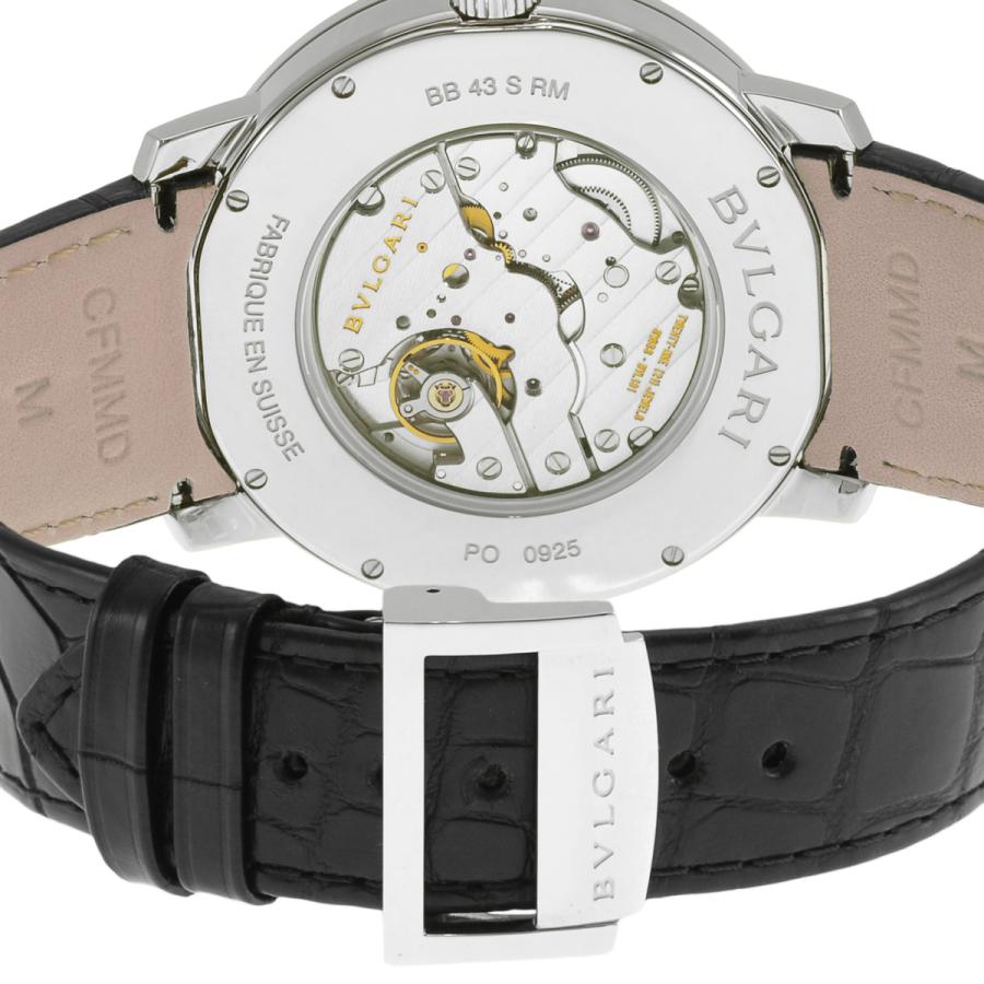 【新品】ブルガリ BVLGARI 腕時計 メンズ BB43WSL 手巻き ホワイトxブラック アナログ表示 ブルガリ・ブルガリ ブルガリ BVLGARI メンズ 時計 Bvlgari ブルガリ