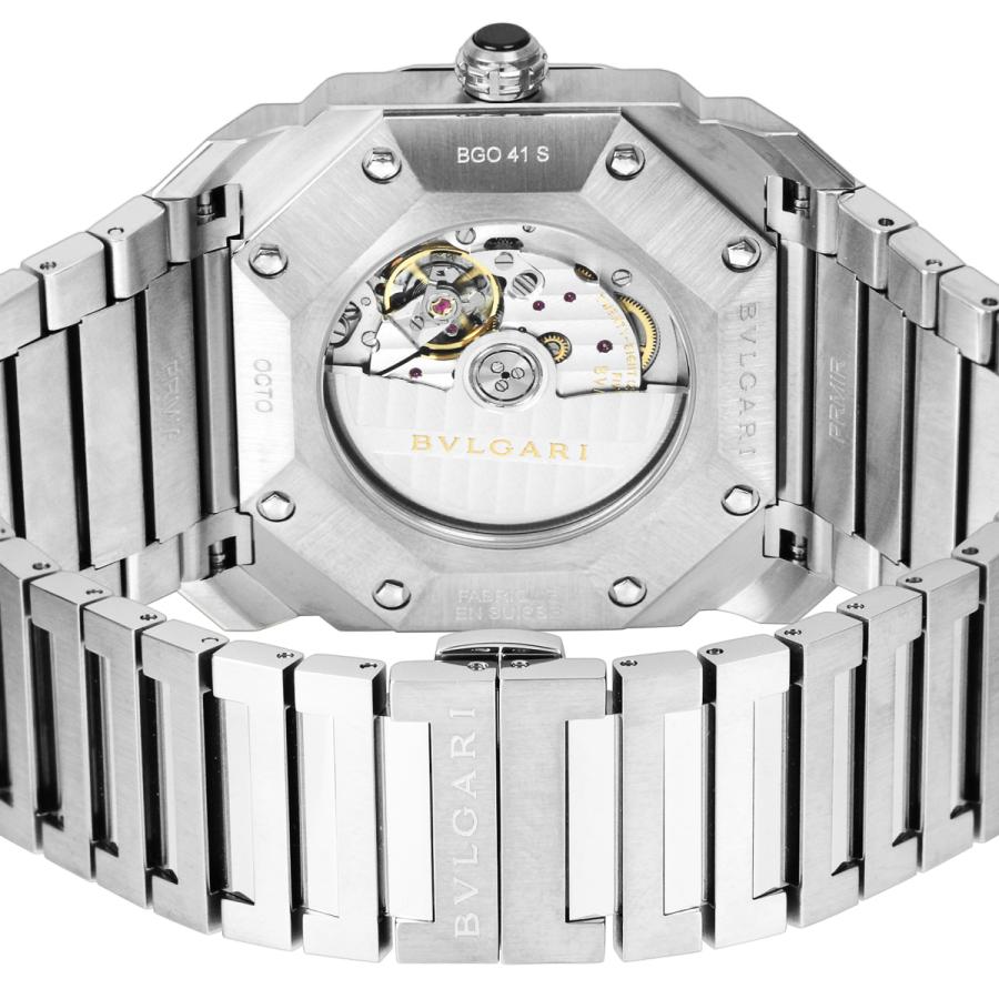 オクト ブルガリ BVLGARI メンズ 時計 Octo 自動巻 ブラック BGO41BSSD  