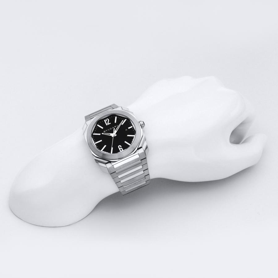 オクト ブルガリ BVLGARI メンズ 時計 Octo 自動巻 ブラック BGO41BSSD  