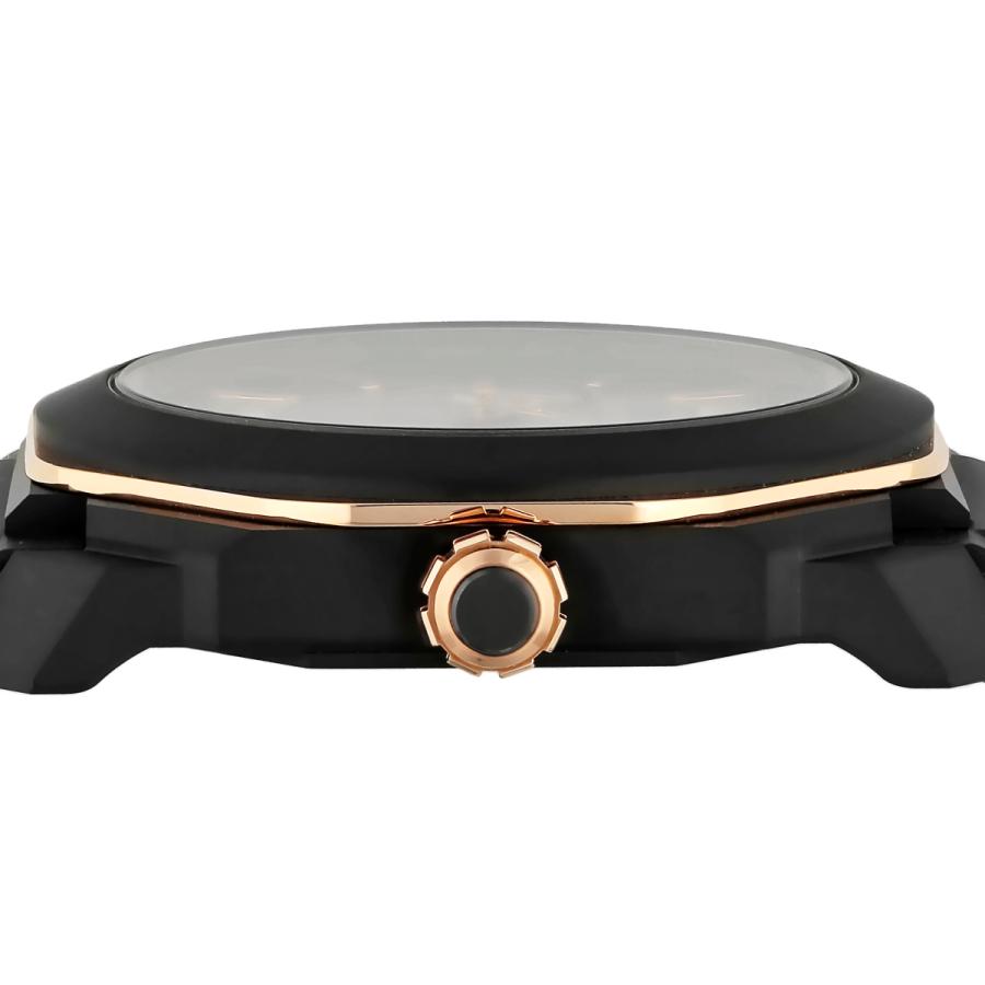 オクト ブルガリ BVLGARI メンズ 時計 Octo 自動巻 ブラック