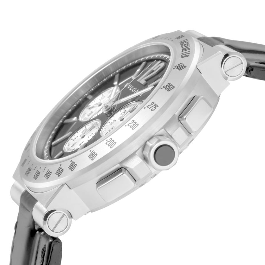 【ブルガリ食事券付】ブルガリ BVLGARI  メンズ 時計 Diagono ディアゴノ 自動巻 ブラック DG41BSLDCHTA 時計 腕時計 高級腕時計 ブランド｜u-stream-watch｜04