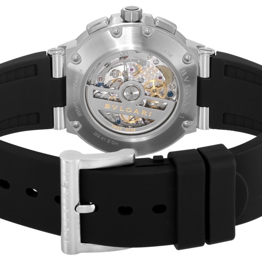 【ブルガリ食事券付】ブルガリ BVLGARI  メンズ 時計 Diagono ディアゴノ 自動巻 ブラック DG41BSVDCH 時計 腕時計 高級腕時計 ブランド｜u-stream-watch｜05