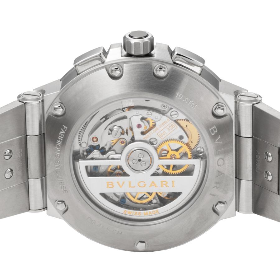 ディアゴノ ブルガリ BVLGARI メンズ 時計 Diagono 自動巻 ブルー
