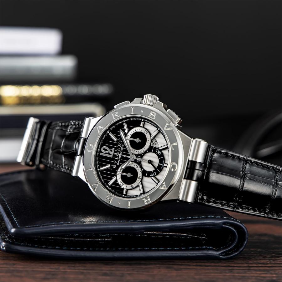 BVLGARI Diagono Automatic 自動巻き時計 BVLGARI DIAGONO 自動巻き時計 ブラック