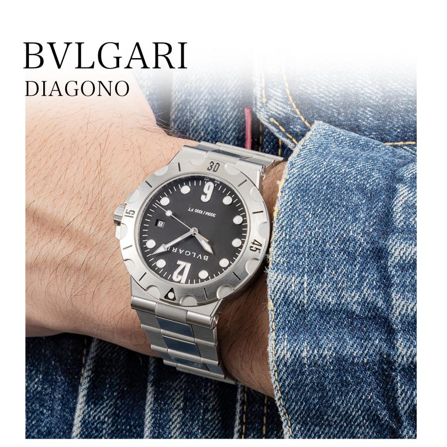 BVLGARI ブルガリ DP41SSD ディアゴノ デイト 自動巻き メンズ