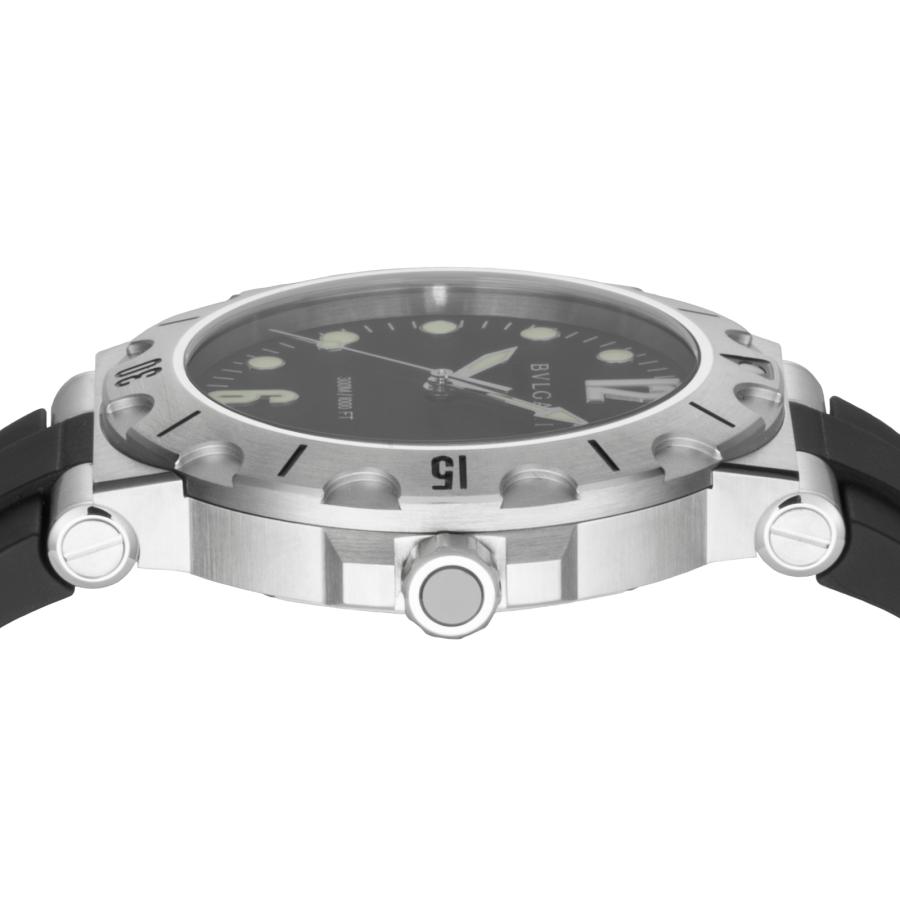 ディアゴノ ブルガリ BVLGARI メンズ 時計 Diagono 自動巻 ブラック  