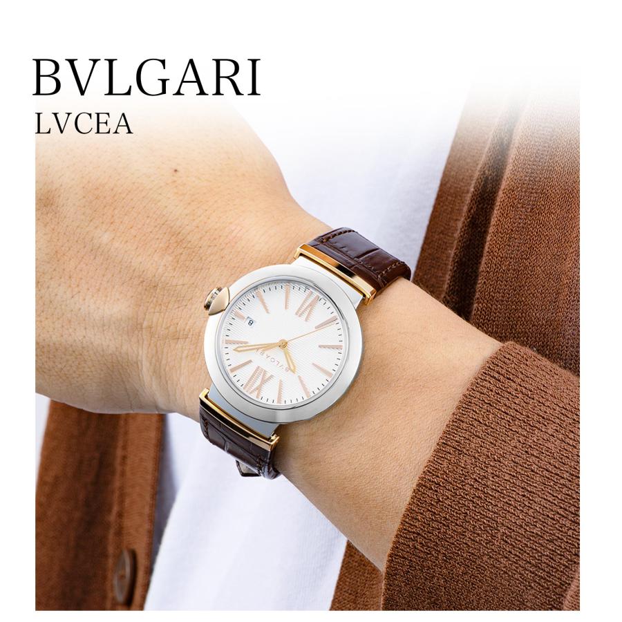 ルチェア ブルガリ BVLGARI メンズ 時計 Lveca 自動巻 シルバー