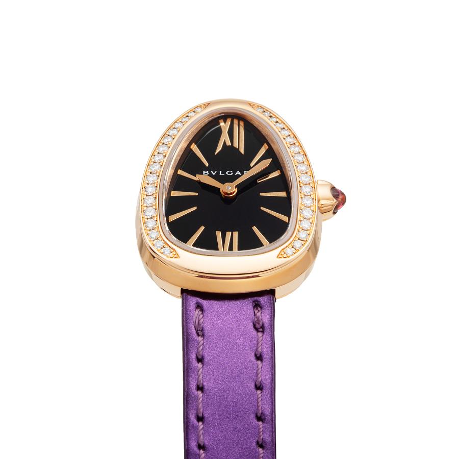 セルペンティ BVLGARI ブルガリ クォーツ レディース ブラック