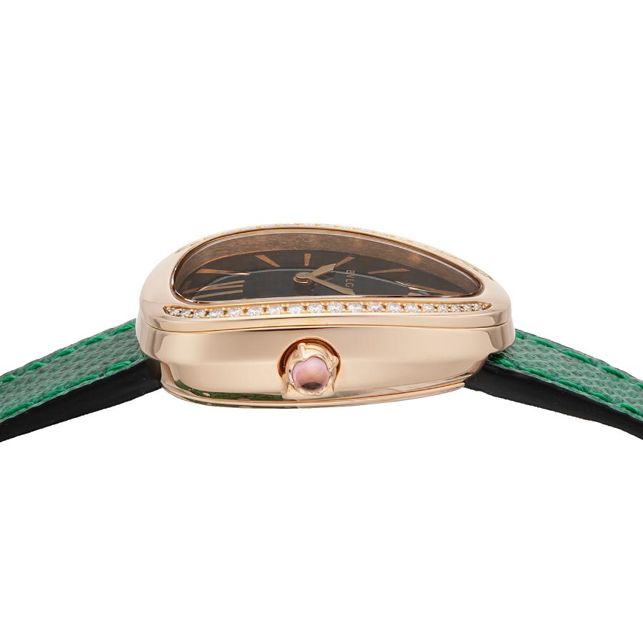 ブルガリ セルペンティ SPP32BGDL 750YG ブラック文字盤 ダイヤ BVLGARI（ブルガリ） Serpenti セルペンティ クォーツ レディース