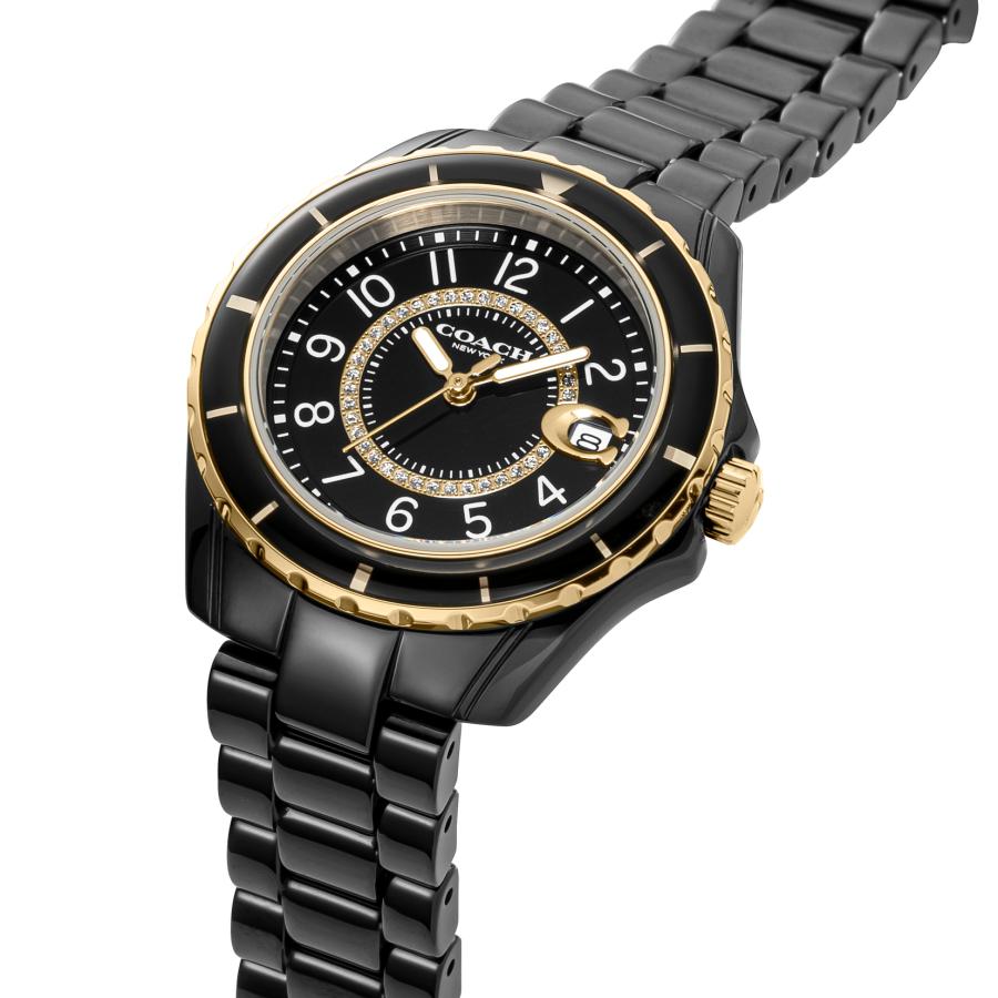 COACH コーチ レディース 時計 PRESTON クォーツ ブラック COACH コーチ レディース 時計 PRESTON クォーツ ブラック