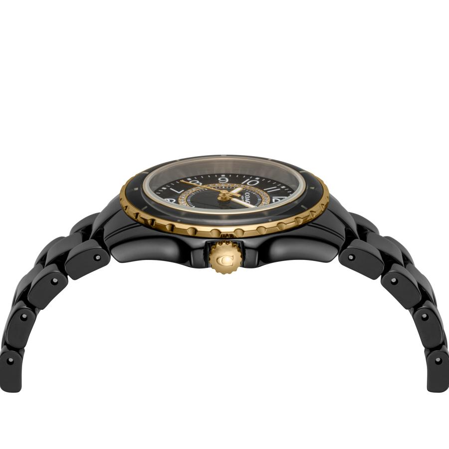 COACH コーチ レディース 時計 PRESTON クォーツ ブラック COACH コーチ レディース 時計 PRESTON クォーツ ブラック