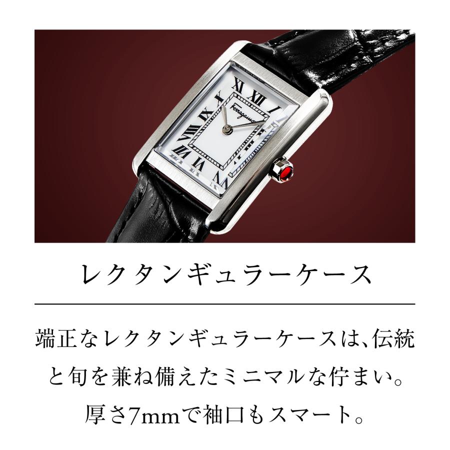 【希少】Salvatore Ferragamoフェラガモ 腕時計 レクタンギュラ FERRAGAMO（フェラガモ） 腕時計 Salvatore Ferragamo/サルヴァトーレ