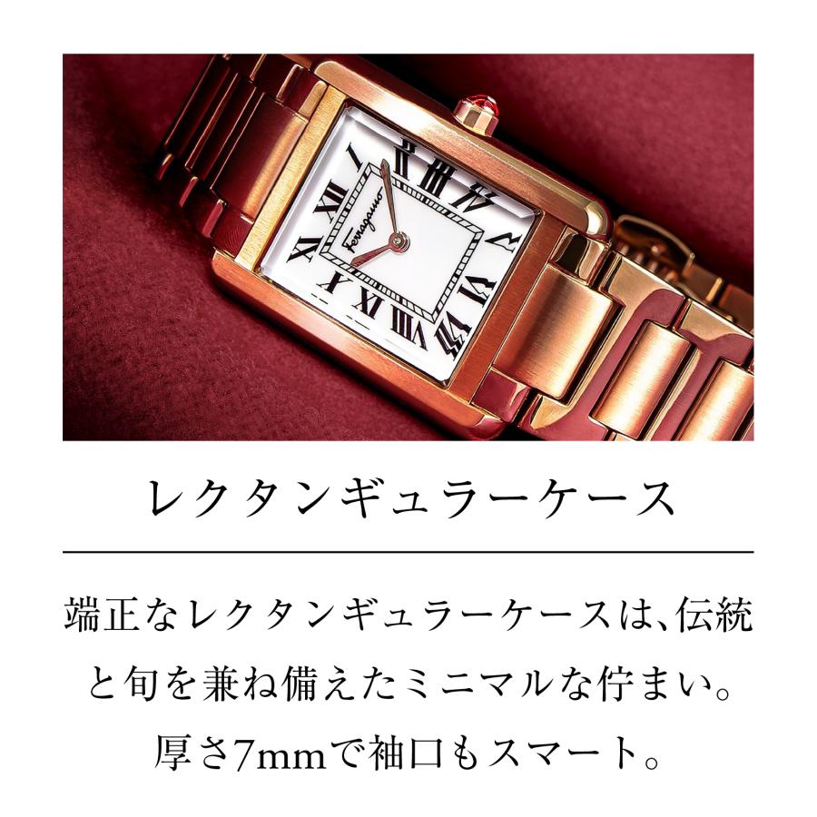 Ferragamo フェラガモ ポートレイト レディ クォーツ レディース ホワイト SFDS01225 腕時計 高級 爆買の画像