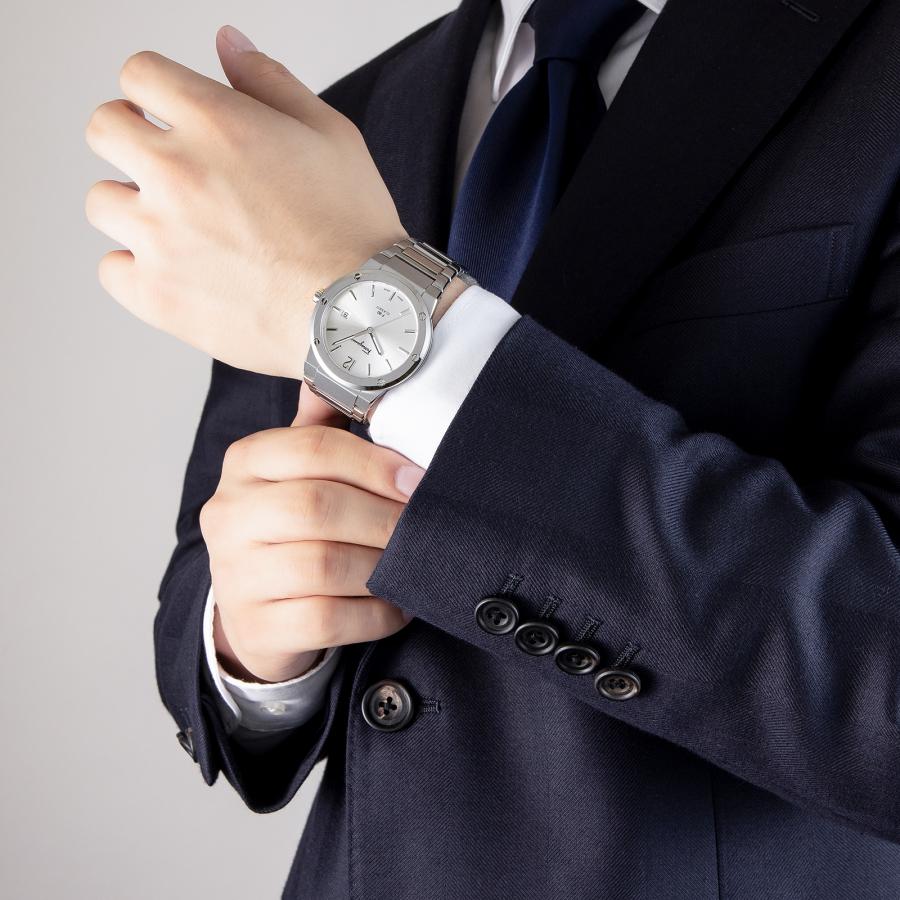 フェラガモ Ferragamo メンズ 時計 F-80 CLASSIC クォーツ シルバー SFDT02223 爆買の画像