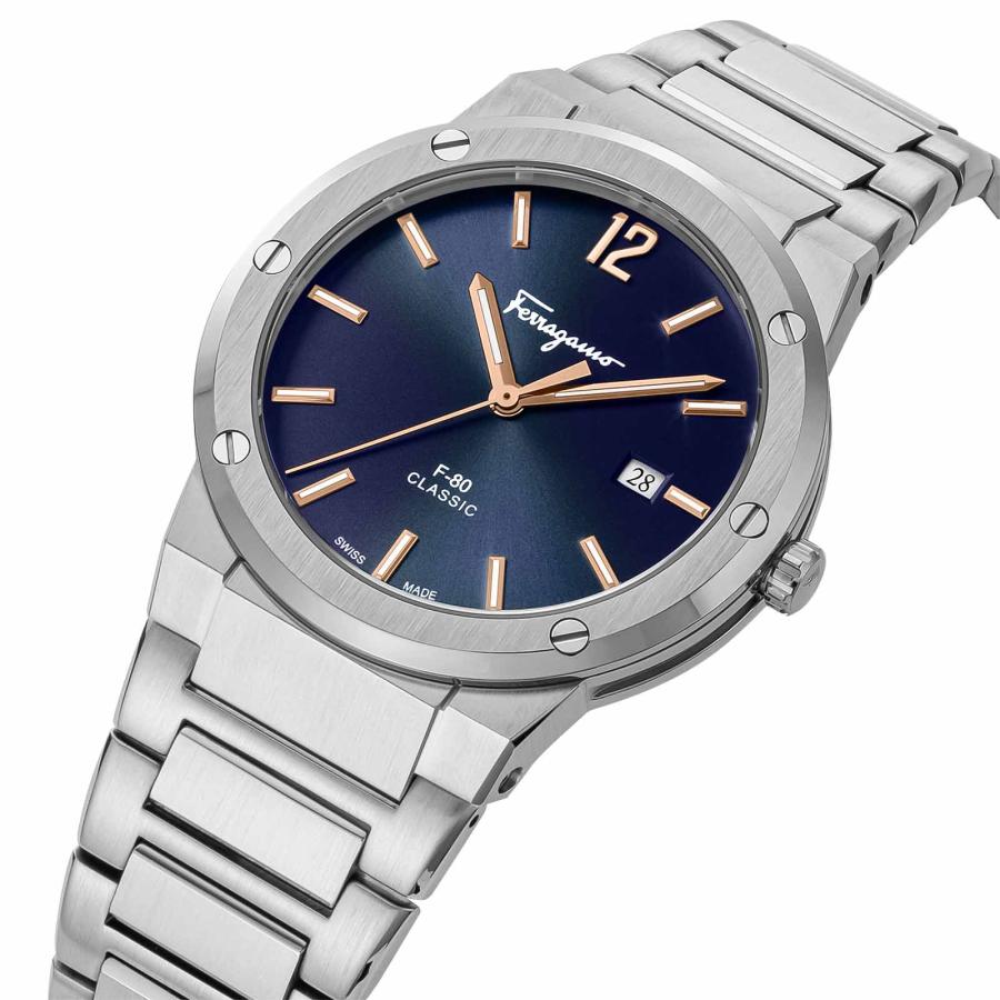 フェラガモ Ferragamo メンズ 時計 F-80 CLASSIC クォーツ ブラック SFDT02423 爆買の画像