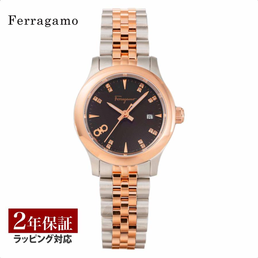 時計 【希少】フェラガモ Salvatore Ferragamo 腕時計 スモセコ