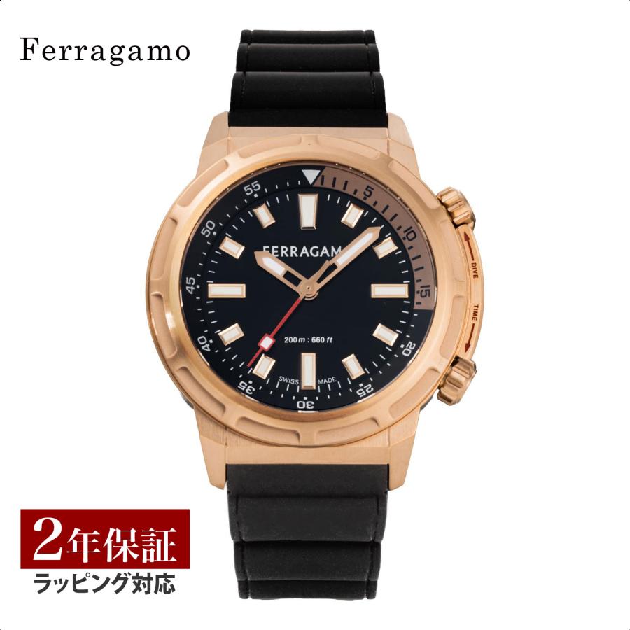 FERRAGAMO（フェラガモ） GEN Z クォーツ メンズ ブラック SFJA00424 