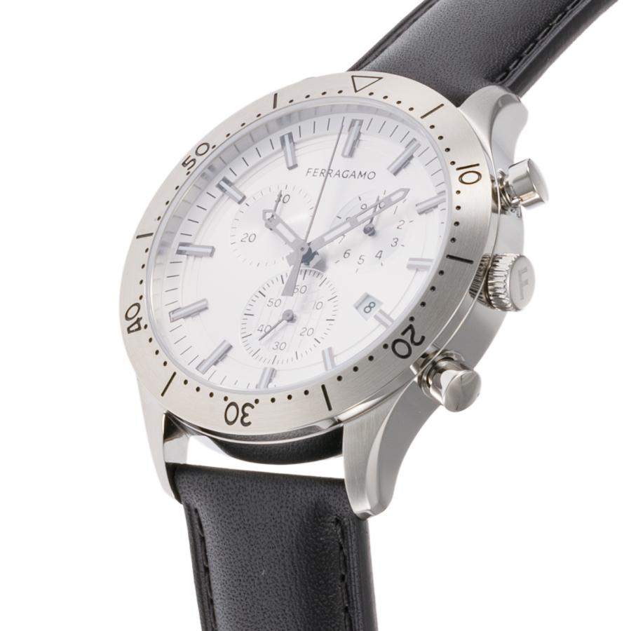 【OUTLET】 フェラガモ Ferragamo メンズ 時計 NEW GENT CHRONO クォーツ シルバー SFU400123 時計 爆買の画像
