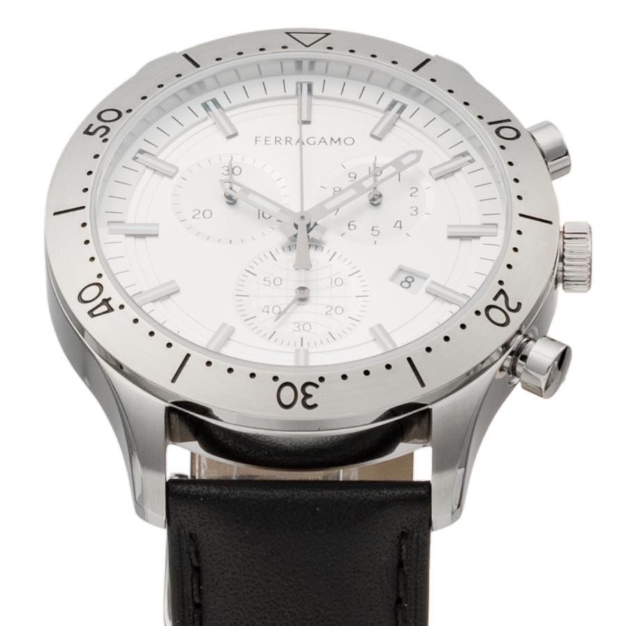 【OUTLET】 フェラガモ Ferragamo メンズ 時計 NEW GENT CHRONO クォーツ シルバー SFU400123 時計 爆買の画像