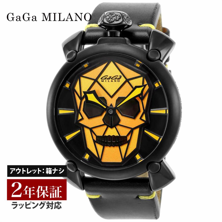 GaGaMILANO】 マヌアーレ 48mm 手巻き時計箱なし