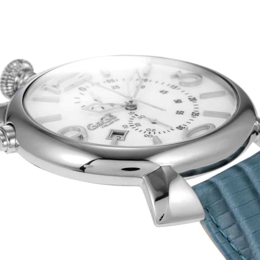 【OUTLET】 ガガミラノ GaGaMILANO メンズ 時計 THIN CHRONO 46mm クォーツ ホワイト 5097.02BJ-N 時計 腕時計  ブランド 【展示品】｜u-stream-watch｜03