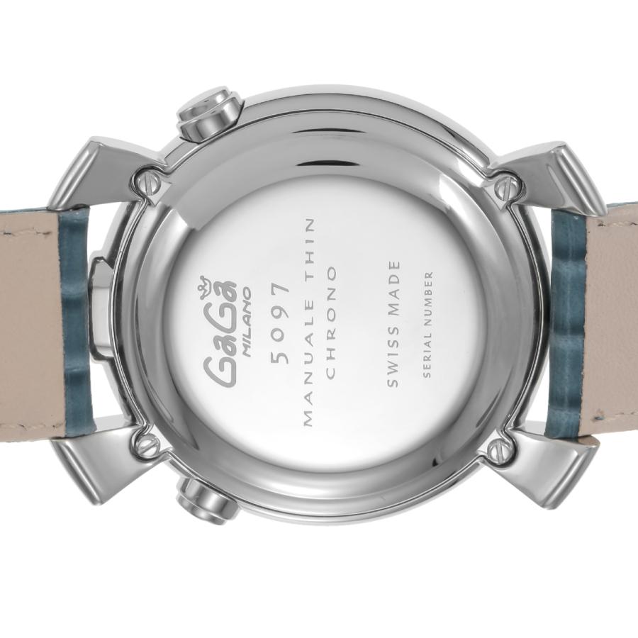 【OUTLET】 ガガミラノ GaGaMILANO メンズ 時計 THIN CHRONO 46mm クォーツ ホワイト 5097.02BJ-N 時計 腕時計  ブランド 【展示品】｜u-stream-watch｜06