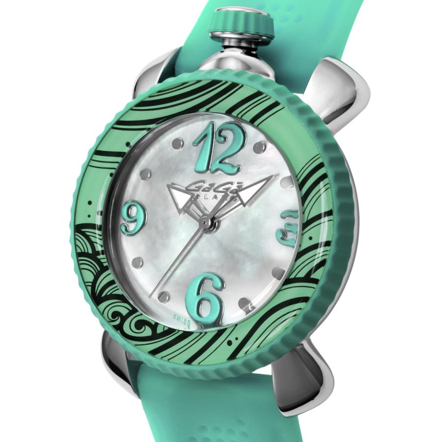 【OUTLET】 ガガミラノ GaGaMILANO レディース 時計 LADYSPORTS クォーツ ホワイトパール 7020.04 時計 腕時計  ブランド 【展示品】｜u-stream-watch｜02