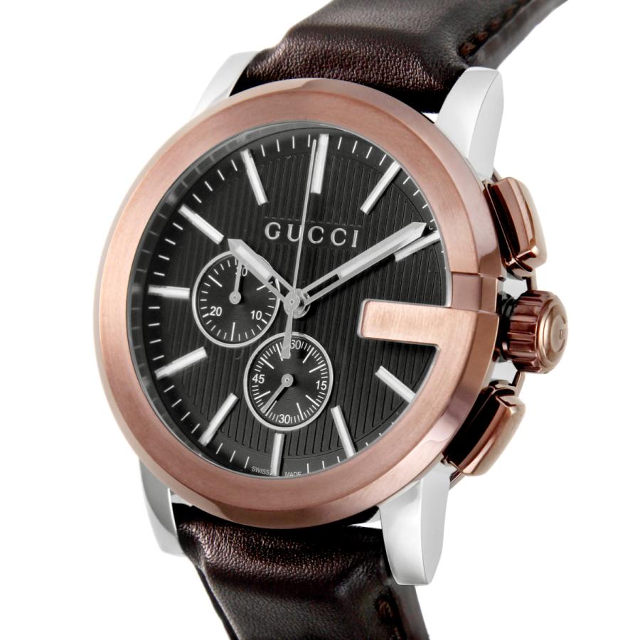 グッチ GUCCI 腕時計 メンズ YA101202 クォーツ ブラック GUCCI（グッチ） メンズ 時計 G CHRONO クロノ クォーツ ブラック