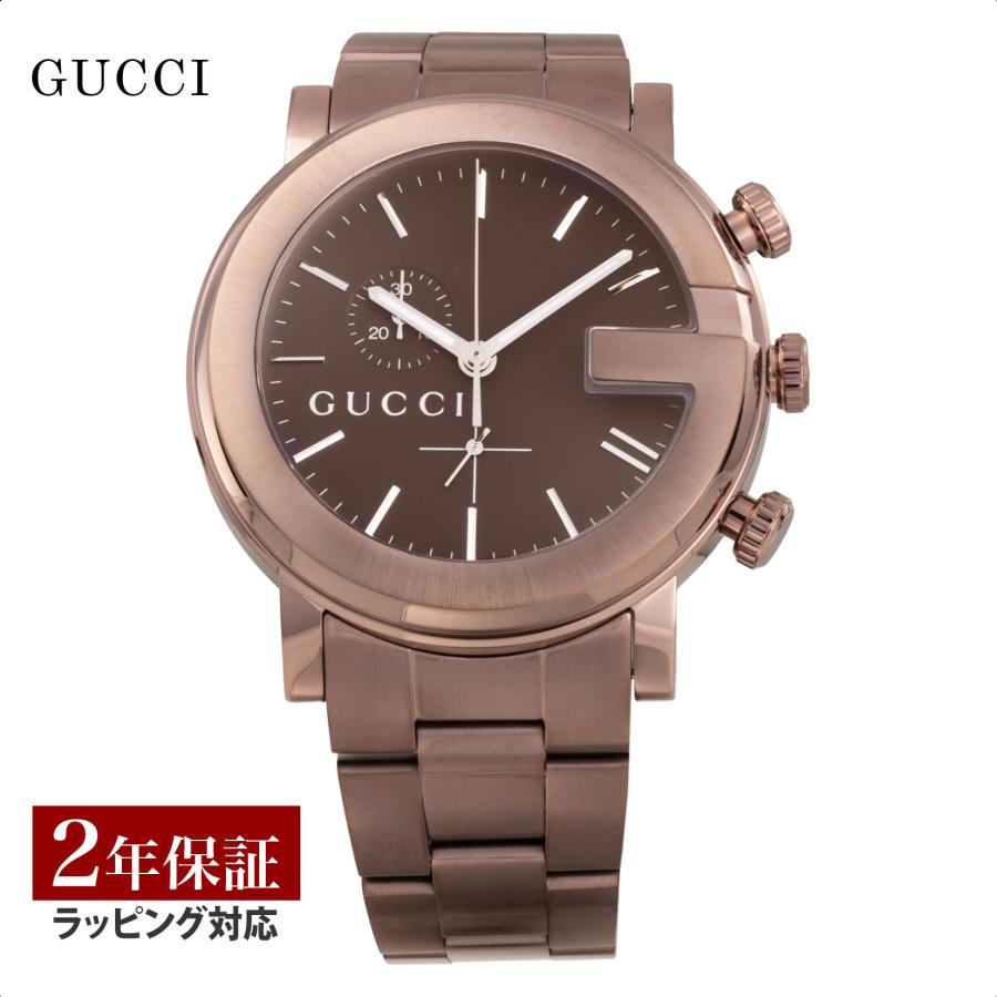 GUCCI（グッチ） Gクロノ クォーツ メンズ ブラウン YA101341 時計