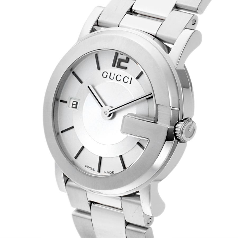 GUCCI（グッチ） メンズ 時計 G ROUND Gラウンド クォーツ シルバー