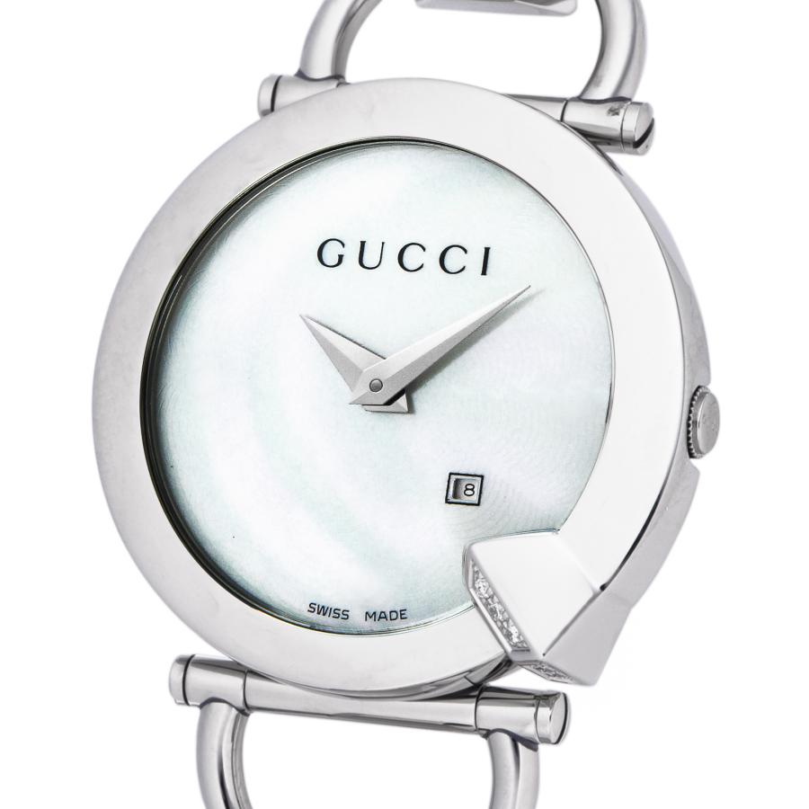 グッチ GUCCI レディース 時計 キオド クォーツ ホワイトパール 