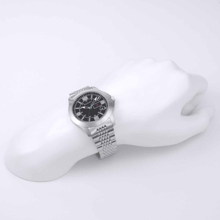 GUCCI グッチ Gタイムレス クォーツ メンズ ブラック YA126201 時計 腕時計 ブランド 爆買の画像