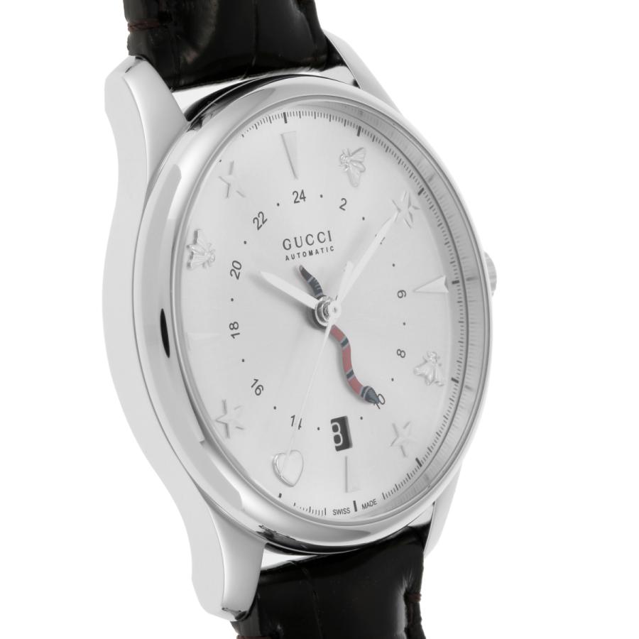 【OUTLET】 グッチ GUCCI メンズ 時計 G-TIMELESS Gタイムレス 自動巻 シルバー YA126332 時計 【箱/保証書ナシ 当店保証2年】 爆買の画像