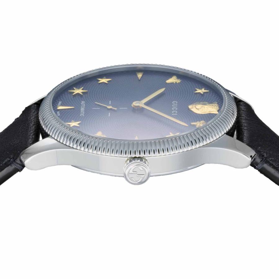 【OUTLET】 グッチ GUCCI ユニセックス 時計 G-タイムレス G-TIMELESS 自動巻 ネイビー YA126347 【箱/保証書ナシ 当店保証2年】 爆買の画像