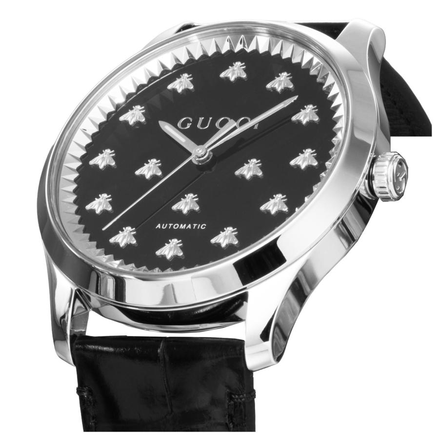 GUCCI（グッチ） G-TIMELESS 自動巻 メンズ ブラック YA126380 腕時計 