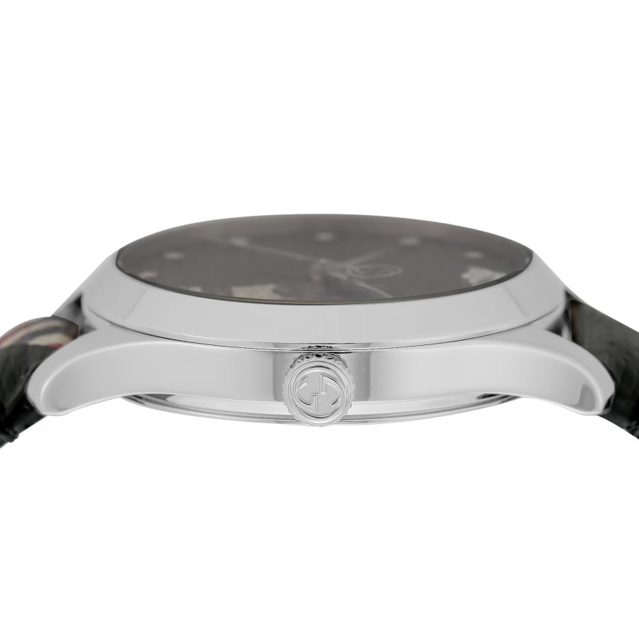 グッチ GUCCI メンズ レディース 時計 G-TIMELESS Gタイムレス クォーツ ユニセックス ブラック YA1264007A 爆買の画像
