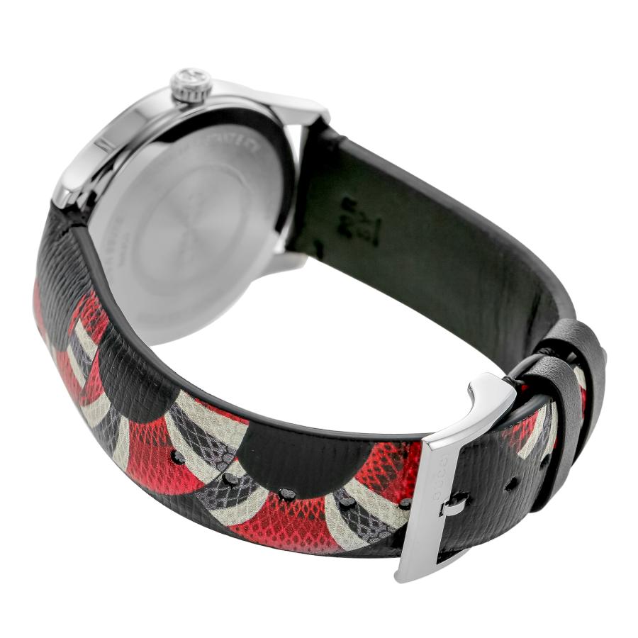 グッチ GUCCI メンズ レディース 時計 G-TIMELESS Gタイムレス クォーツ ユニセックス ブラック YA1264007A 爆買の画像