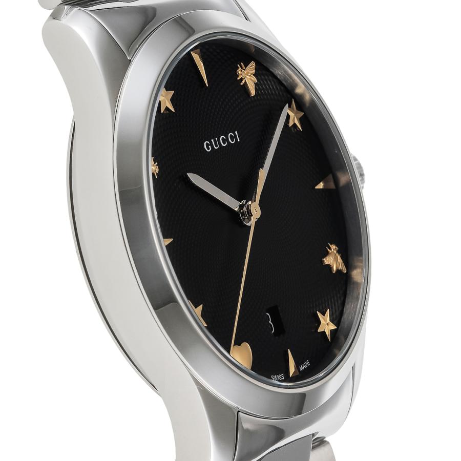 【OUTLET】 グッチ GUCCI メンズ 時計 G-TIMELESS Gタイムレス クォーツ ブラック YA1264029A 時計 【箱/保証書ナシ 当店保証2年】 爆買の画像