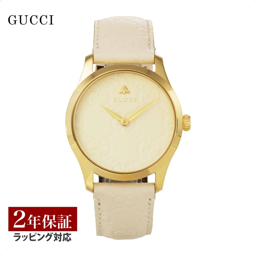 GUCCI（グッチ） G-TIMELESS クォーツ レディース アイボリー