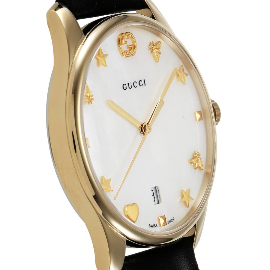 グッチ GUCCI レディース 時計 G-TIMELESS Gタイムレス クォーツ ホワイトパール YA1264044 時計 腕時計 ブランド 【ローン金利無料】 爆買の画像