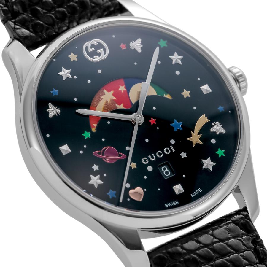 グッチ GUCCI 腕時計 メンズ レディース YA1264045 クォーツ ブラック