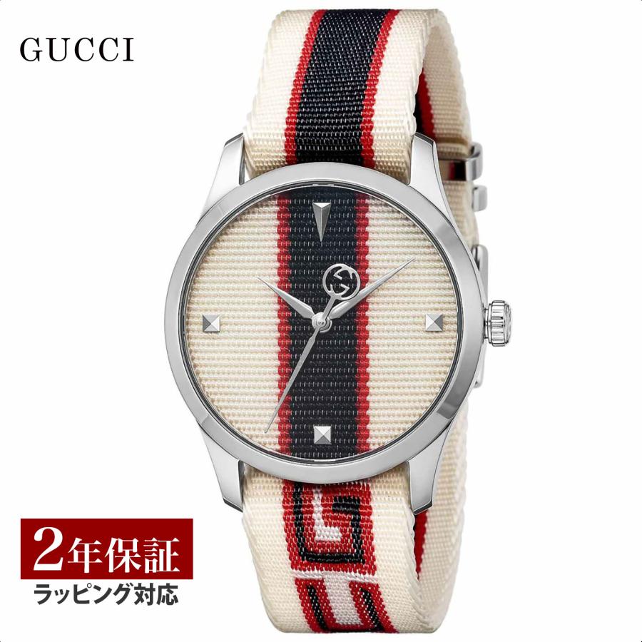 未使用】グッチ 腕時計 Gタイムレス ホワイト YA1264071A | aventueras.ch