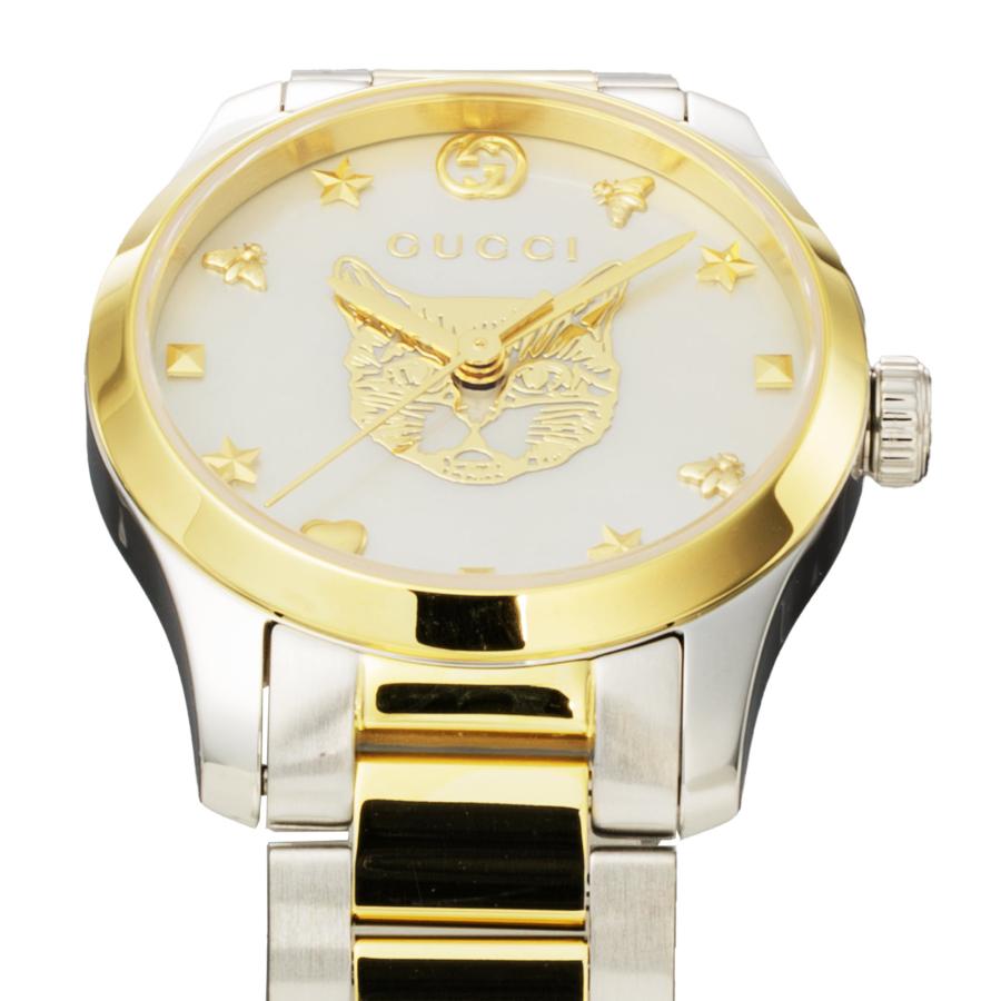 GUCCI（グッチ） G TIMELESS クォーツ レディース ホワイトパール 