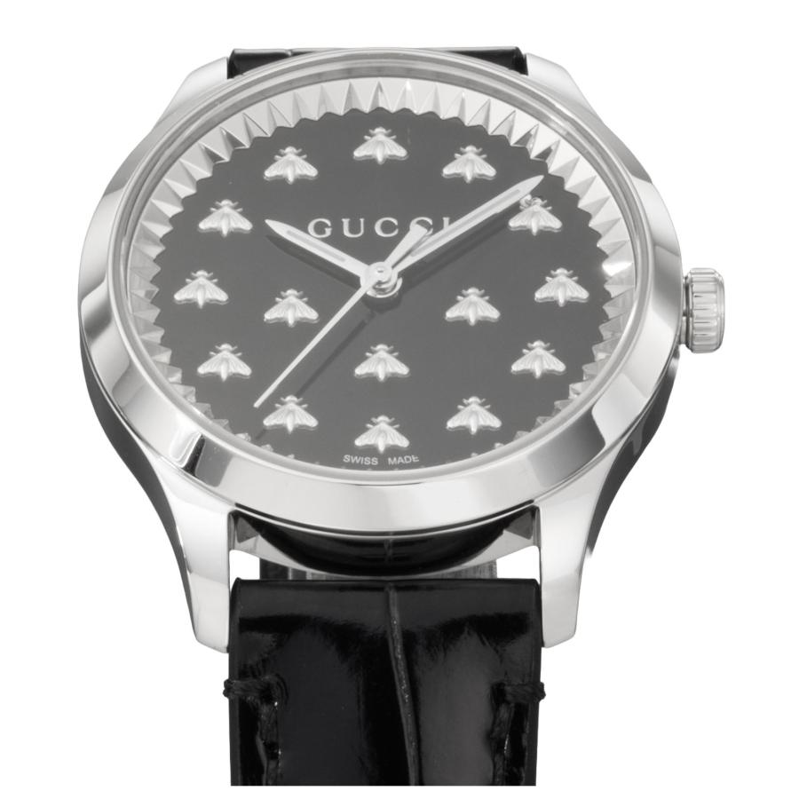 GUCCI グッチ G-TIMELESS クォーツ レディース ブラック YA1265055 腕時計 高級 爆買の画像