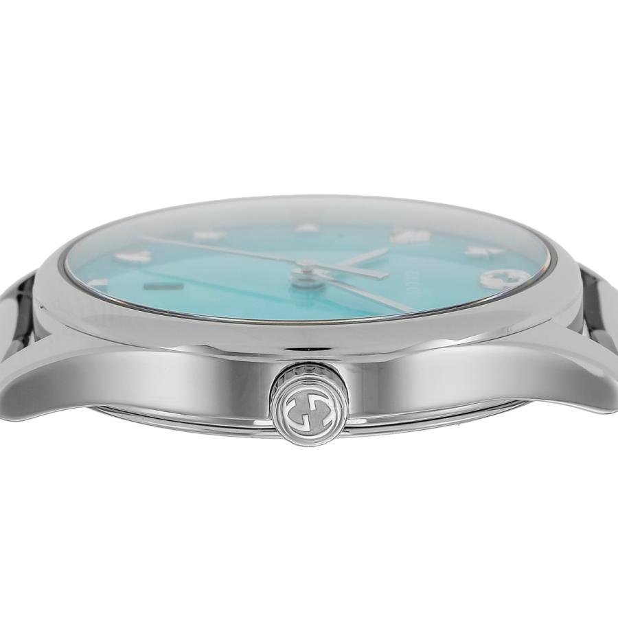 グッチ GUCCI レディース 時計 G-TIMELESS Gタイムレス クォーツ ターコイズブルー YA126582 時計 腕時計 ブランド 【ローン金利無料】 爆買の画像