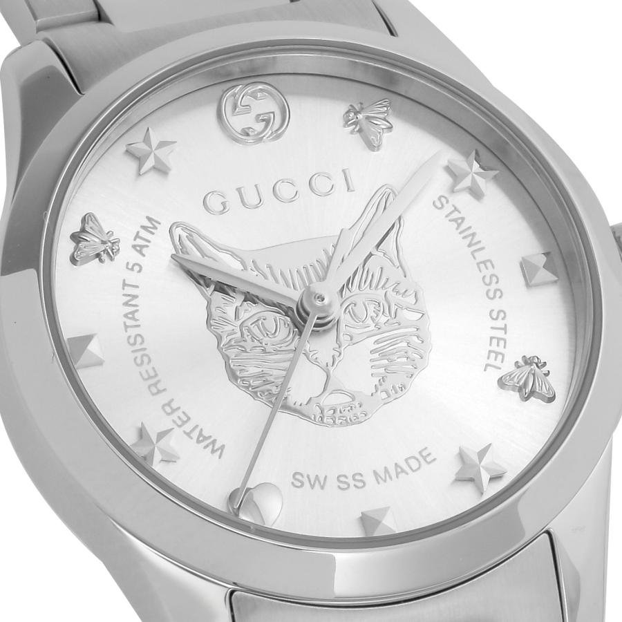 GUCCI グッチ G-TIMELESS クォーツ レディース シルバー YA126595 時計 高級 爆買の画像