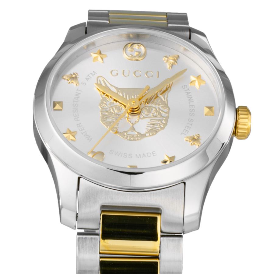 GUCCI グッチ G-TIMELESS クォーツ レディース シルバー YA126596 時計 高級 爆買の画像